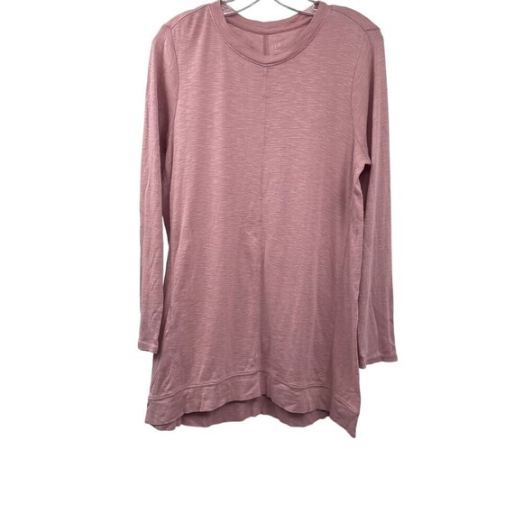 J.Jill Tops - J.Jill Womens Prima Elliptical Tunic Top Long Sleeve Pink Size Small